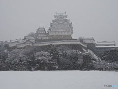 雪の姫路城①