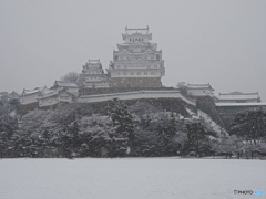 雪の姫路城①
