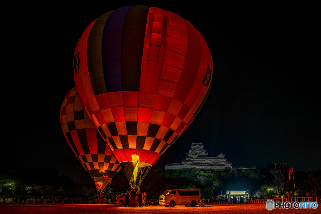 バルーンナイトwith姫路城②