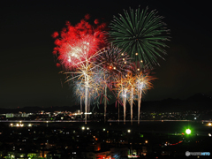 夏の夜空を彩る花火②