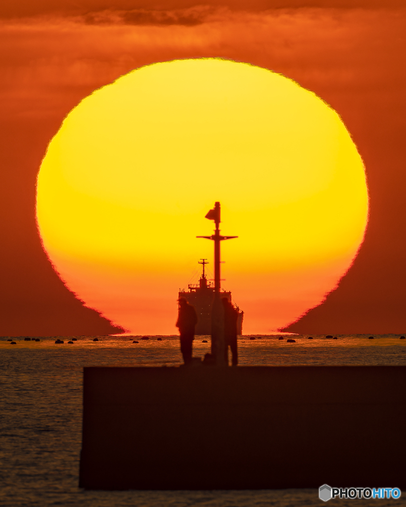 夕日①