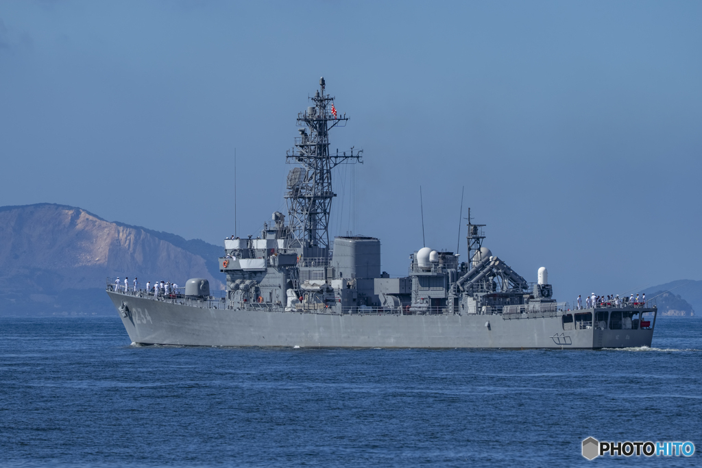 護衛艦「とね」出港⑤