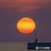 だるま夕日間近①