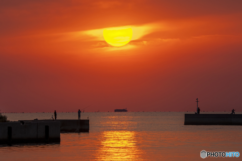 夕日①