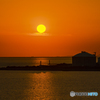 夕日