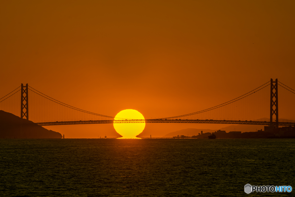 だるま夕日②