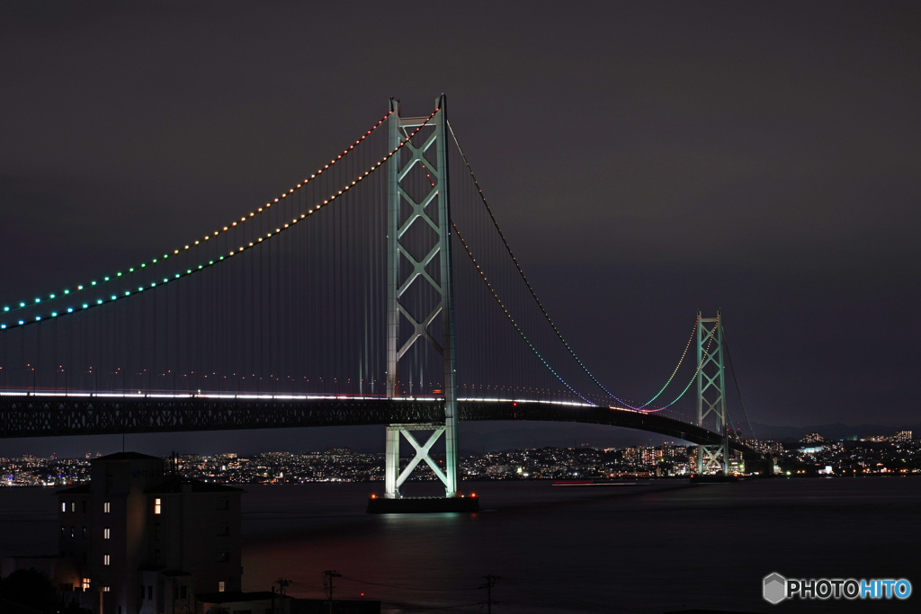 明石海峡大橋 (淡路島側～)①