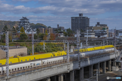 福山城と新幹線②