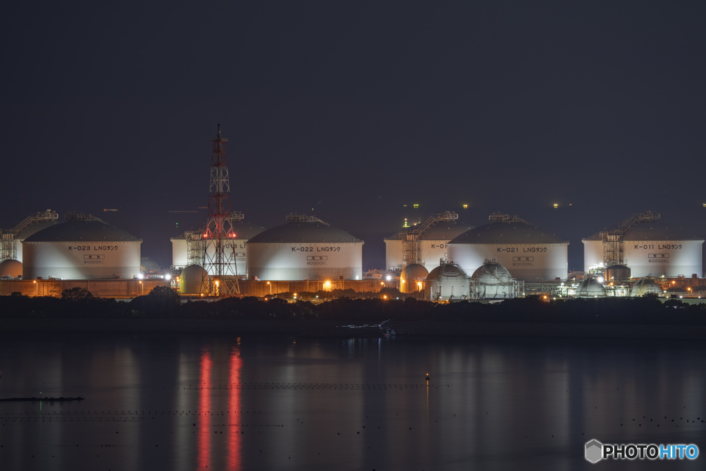 工場夜景