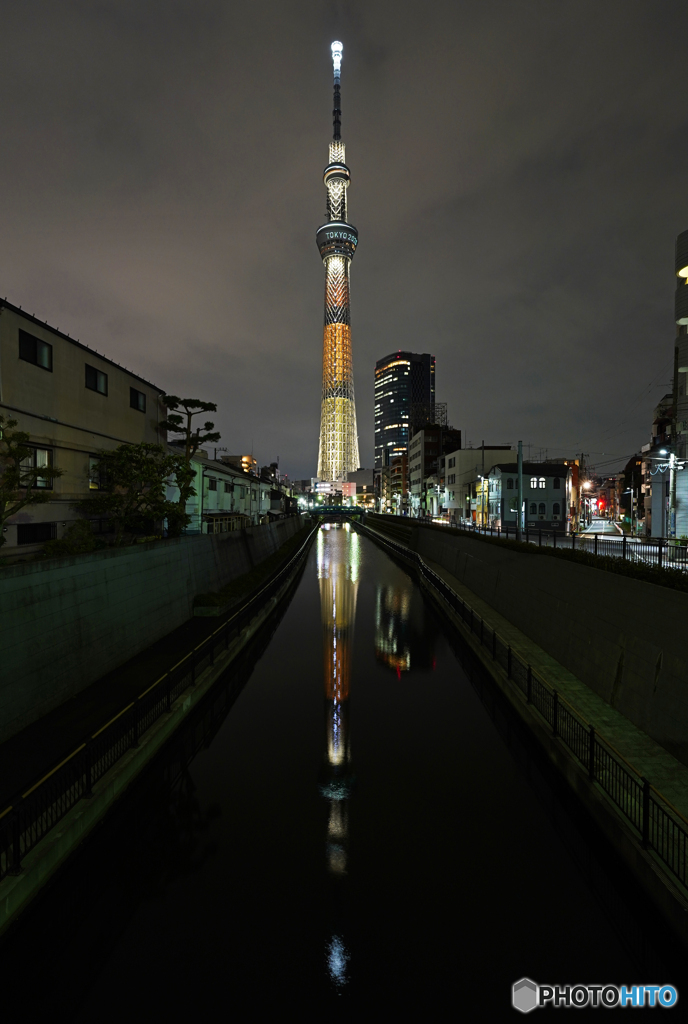 逆さスカイツリー③