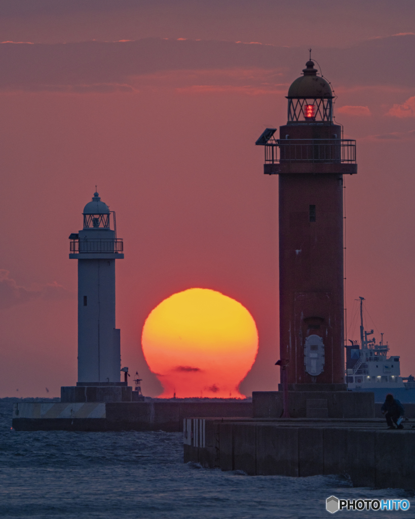 達磨夕日