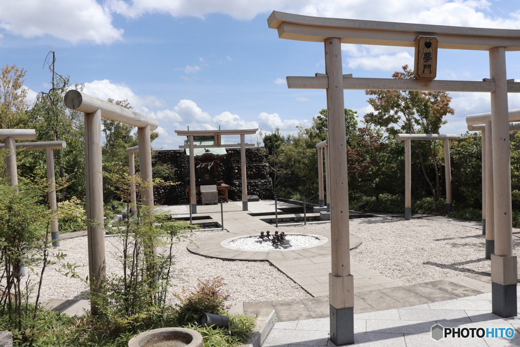 大分駅屋上にある神社