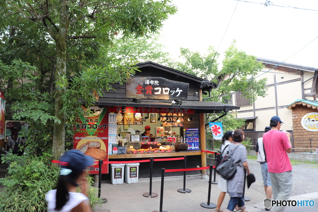 湯布院の町並み