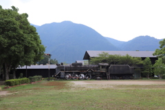 公園にある列車