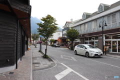 湯布院駅から見た景色