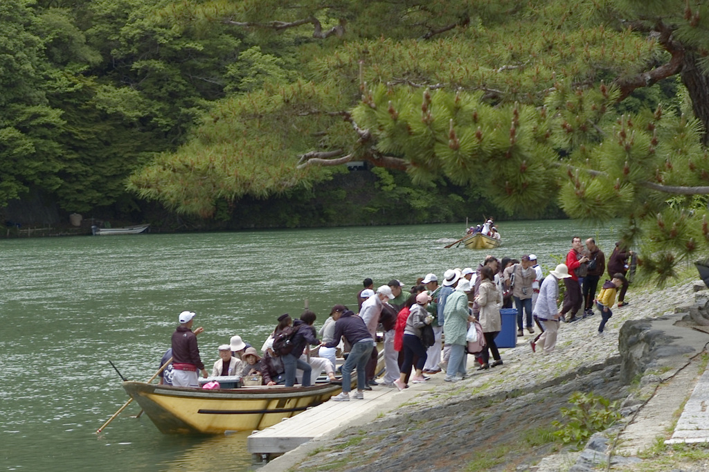 保津川下り船着き場