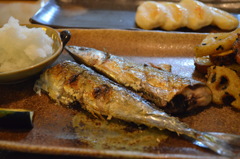秋刀魚の塩焼き