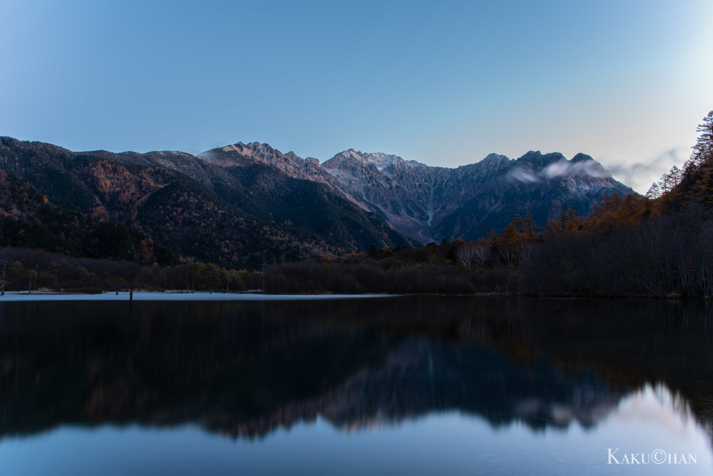 逆さ穂高岳