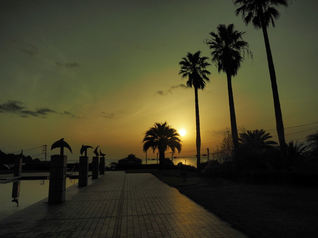 西伊豆の夕日