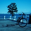 海と自転車