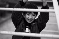 近所の公園で