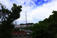 沖宮からの空