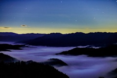 夜中の雲海