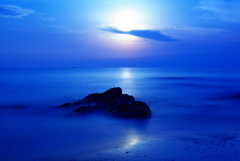 簑島海岸の夜明け