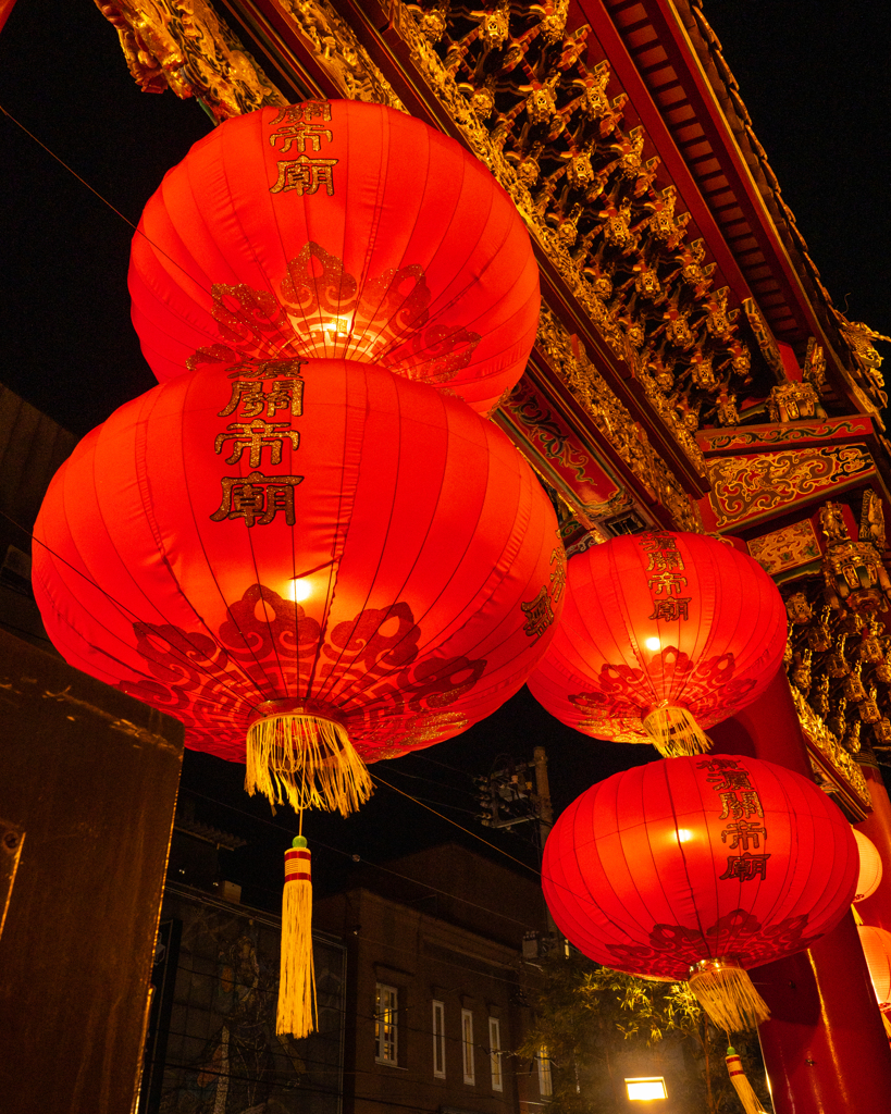 関帝廟 提燈（ランタン）