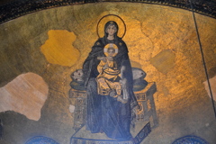 Ayasofya 09 塗りこめられた聖母子