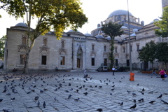 Beyazıt Camii_01　早朝のモスクと広場