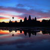 អង្គរវត្ត,：Angkor Wat 01　夜明け