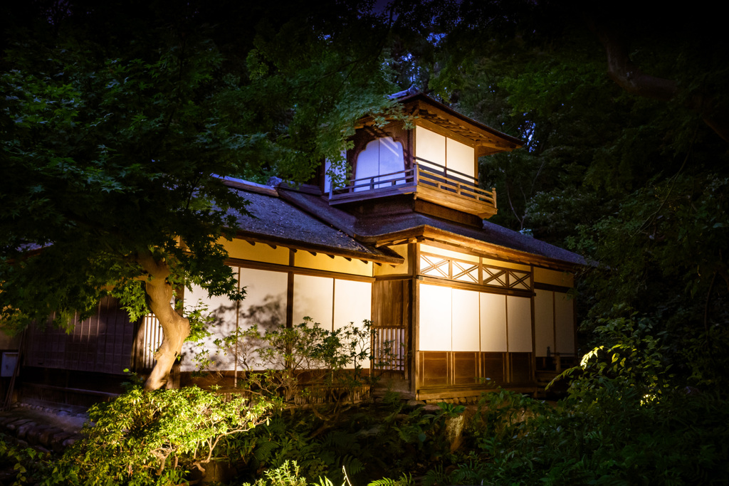 夜の聴秋閣