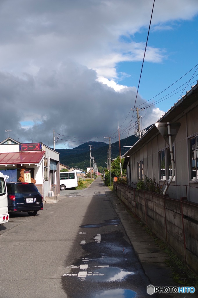 晴れる道