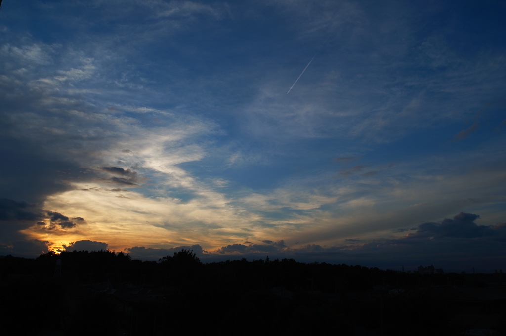 今日の夕焼2