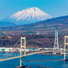 羊蹄山と白鳥大橋