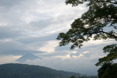 雲隠れの富士③　Dｆ撮影