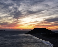伊良湖岬の夕焼け