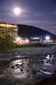 夜月の阿智村