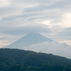 雲隠れの富士①　Dｆ撮影