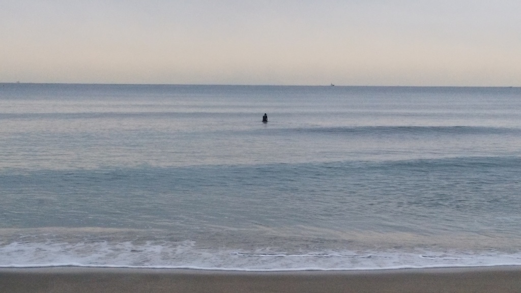 寒い朝のMilky sea
