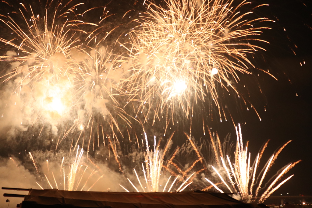 2018　厚木鮎祭り　花火3