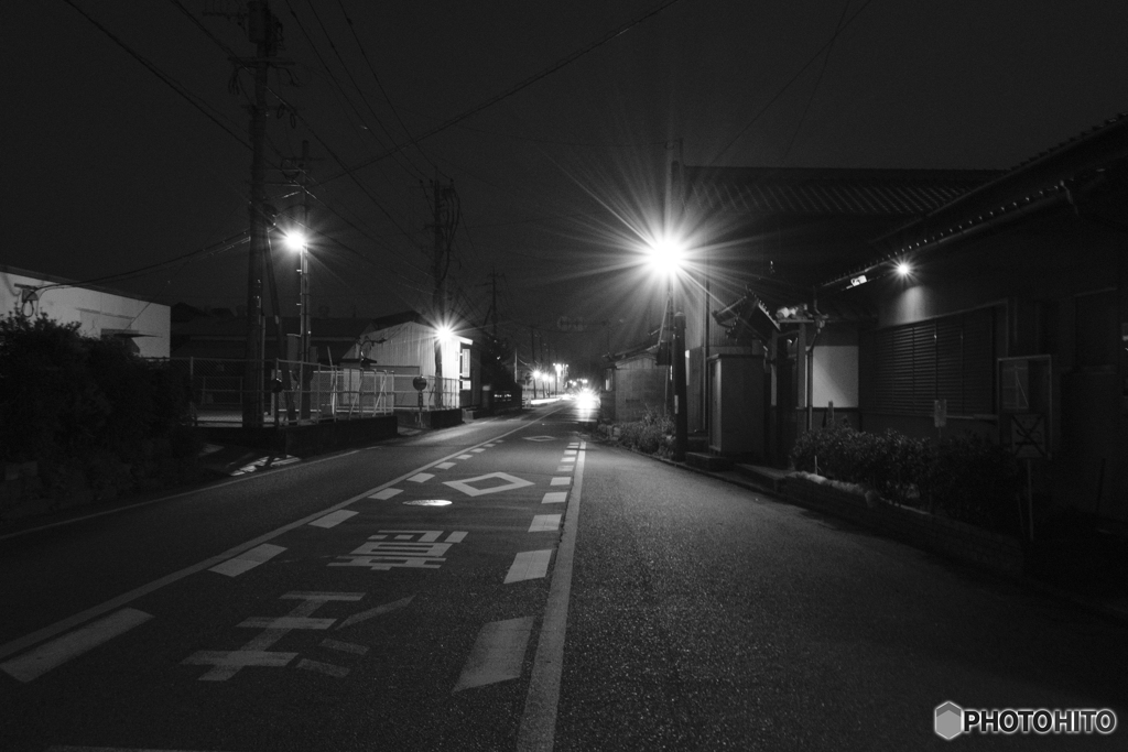 田舎の幹線道路