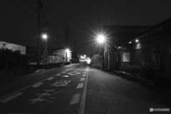 田舎の幹線道路