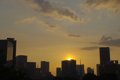 七夕の夕暮れ