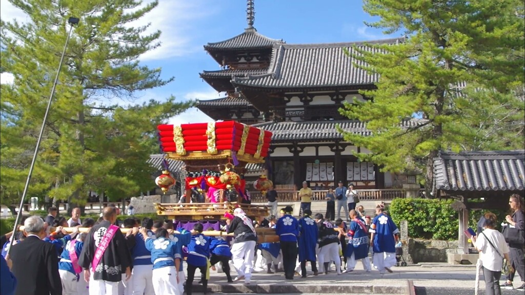 斑鳩神社　秋祭り