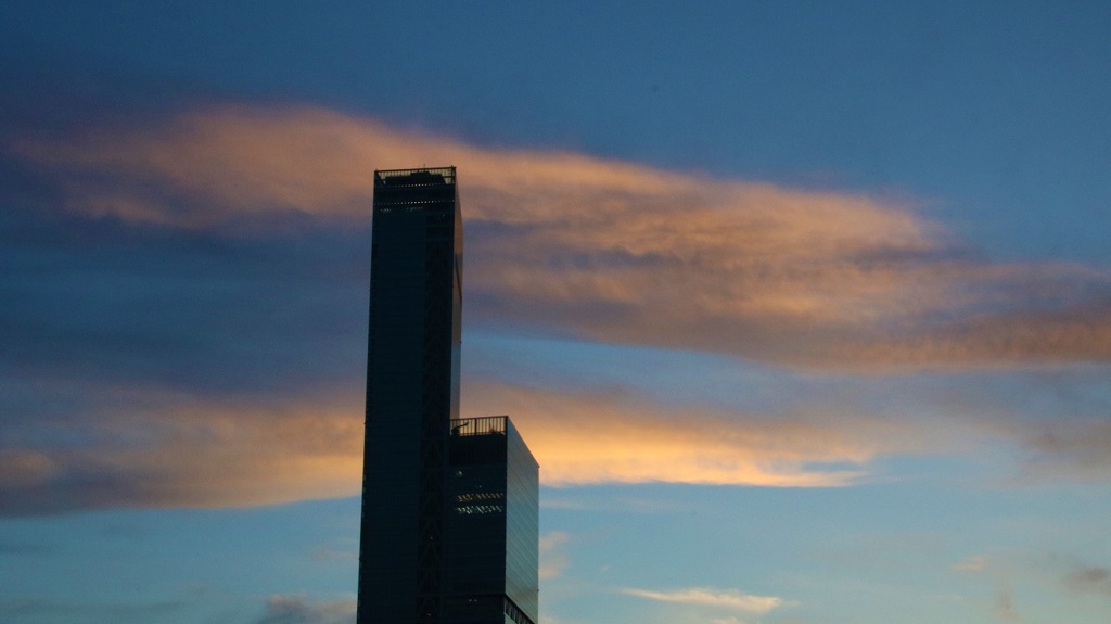 ハルカス　夕暮れ