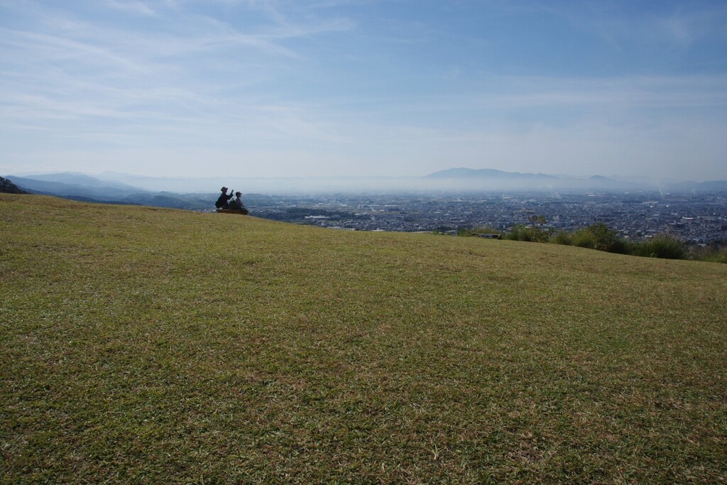 奈良公園若草山