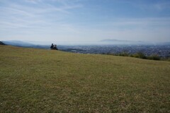 奈良公園若草山