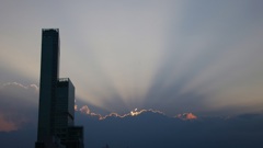 ハルカス　夕暮れ